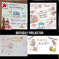 Birthday Projector LED Screen
