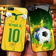 MK-63 Football Hot fans Liquid HD Glass Casing for Realme C1 C2 C2s OPPO A3S A5 A12E