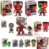 FUNKO POP Avengers/Thor red/green Hulk Marvel Compound Hulk figure Exclusive Plating Toy Action Vinyl Figurine Keychain