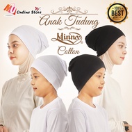 MU ANAK TUDUNG KANAK KANAK DAN DEWASA /ANAK TUDUNG HITAM DAN PUTIH /INNER SNOWCAP /INNER OPEN BACK /