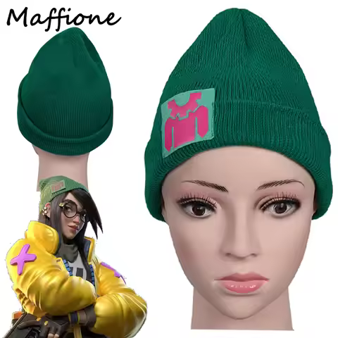Killjoy Cosplay Green Hat Game VALORANT Roleplay Cap Costume Accessories Girls Headgear Suits Props