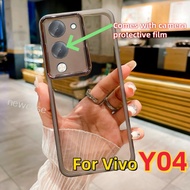 Colorful Casing For Vivo Y04 Y03 T 4G 2025 VivoY03 Y03t Y 04 03 VivoY04 Shockproof Silicone Phone Ca