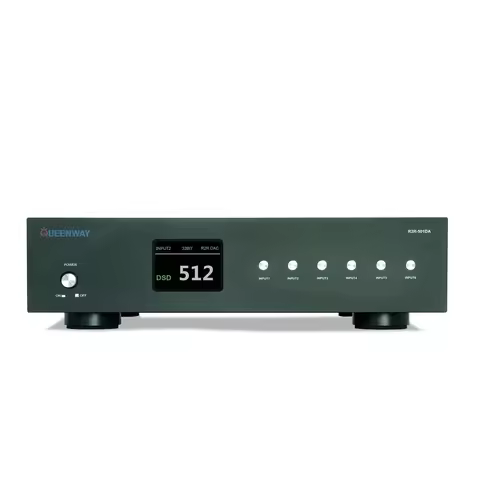 Queenway R2R-501DA R2R DAC IIS I2S RJ45 HD-MI(8 Kinds Line Order) Input 32bit 384KHz DSD512 Without 