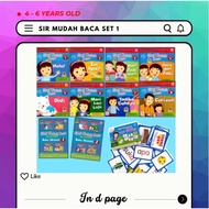 [ Readers For Kids ] - Siri Mudah Baca Set 1 with Cards &amp; Activities Books