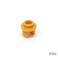 Assembly piece - 5264 - 1 x 1 round piece with hollow connector and clamp arm on the bottom [1 piece