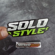 SOLO STYLE Sticker AD Style Sticker