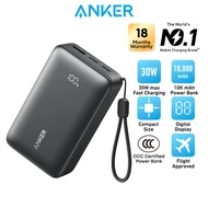 Anker Zolo CCC Power Bank 10000mAh 30W Fast Charging Power Bank Portable Charger 3C Power Bank A110J