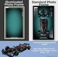 F1 Compatible LEGO Wall Mountable Background Display Frame