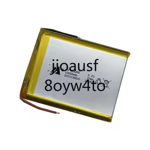 126280 10000mAh 3.7V power bank mobile power battery 2-wire