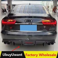 On sale For Audi A6 C7 C7.5 Sedan Standard (Not For S-Line) 4Pintu 2012-18 Carbon Fiber Rear Bumper 
