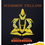 RS150 v1 BCK00280 / v2 BCK00253 MAGIC BOY COVER SET * Winner Yellow / Yellow *