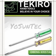 Tekiro Crystal Screwdriver Plus Minus 6 mm Original PH2 125 mm 100 150mm Magnet