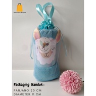 Tas Kantong Tile Tille Untuk Souvenir Handuk Baby Doll Anak 60x120 Dan