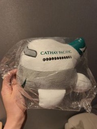 國泰航空cathay飛機模型公仔毛公仔中號