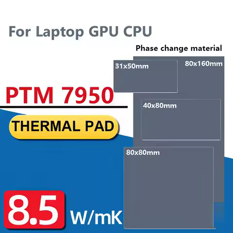 PTM7950 Phase Change Pad 8.5W/mk Thermal Grease Material Laptop/CPU/GPU Heatsink cooling Thermal Con