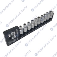 MATA FEMALE STAR SOCK BIT 1/2" SET 10 PCS GATE TORX BIT SOCKET 10PCS E8 E10 E11 E12 E14 E16 E18 E20 