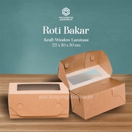 Kraft Window Toast Box Size 22x10x10/ Toast Box/ Multipurpose Box/ Cake Box/ Cake Box Box Box Size 2