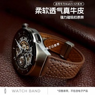 Guoxinyun Suitable Huawei w atchgt5 Strap Leather Breathable gt4/3/2 Business Magnetic Type gt6/5
