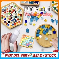 [Ready Stock]DIY Make Mosaic Coaster Diy Craft Coaster Kit DIY Mosaic Tiles Cup Coaster Friendly Sui