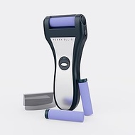Perry Ellis Mens Electric Callus Remover for Feet | Foot File Pedicure Tools w. 3 Pumice Stone Heads