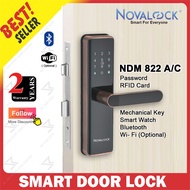 Novalock NDM 822 A/C     /   NDM 822 M/B    /   NDM 822 M/G   Smart Door Lock (  PIN Code, Card, Key