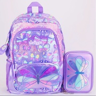 one set Smiggle school bag and pencil case