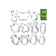 Metal Easter Metal Cookie Cutter Easy-Clean Cross Shape Cupcake Easter Cookie Cutters Rabbit Head Sh