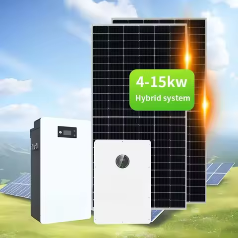 Top 1 50Kw Solar Power System Complete Hybrid Set 50Kw 30kw 10kw High Voltage Battery System With Gr
