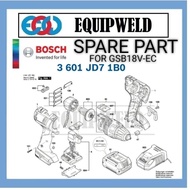 SPARE PART - BOSCH DC MOTOR / STATOR COIL FIELD / GEAR BOX / ELECTRONIC MODULE SWITCH / HOUSING FOR 