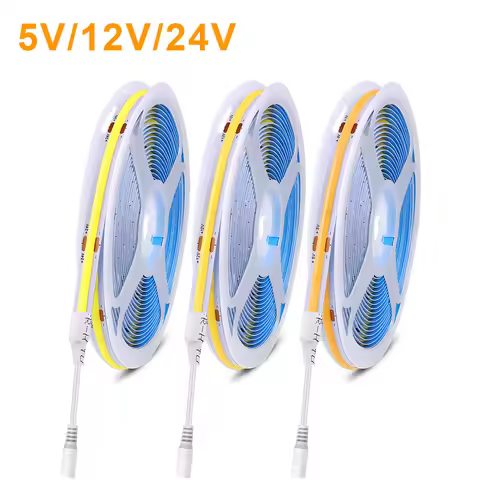 DC24V 12V 5V Optional LED Light Cob Strips 1m 2m 3m 4m 5m 10m Under Cabinet Light for Kitchen Lighti