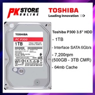 TOSHIBA P300 INTERNAL DESKTOP HARD DISK SATA 3.5" 1TB