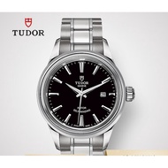 Tudor (TUDOR) Watch Female Fashion Series Calendar Automatic Mechanical Swiss Ladies Watch 28mm m12100-0002 Steel Band Black Disc