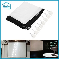 16:9 Projector Screen Wall Mount White Movie Screen for Travel Party Indoor
