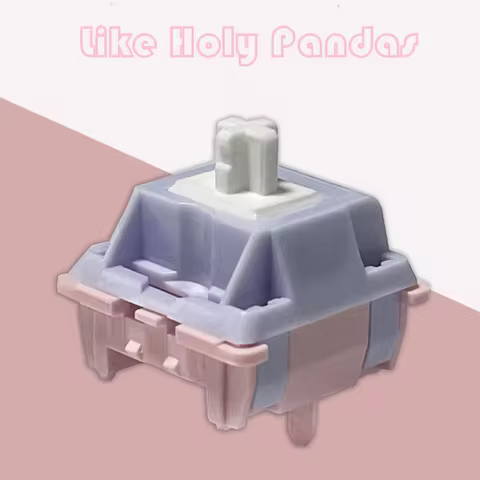 LCET Dai White Mechanical Keyboard Custom Switch Tactile 5 Pin 60g POM Like Holy Panda DIY Keyboard 