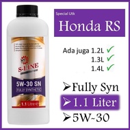 NT10 S-LINE 5w30 1.1 Liter Fully Synthetic Motorcycle Engine Oil Honda rs150r v1 v2 rsx Minyak Hitam