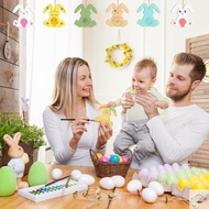 DIY Easter Bunny Decoration Hanging Ornament for Kids DIY Activity Supplies Home Decoration