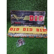 DID 520 O-Ring Chain Gold / Hyper Long Life 100% Original DID 520 Chain Yamaha R25 Honda CBR250 Kawa