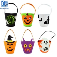 Gazechimp Halloween Bags Bucket Halloween Treats Bucket Party Favors Multipurpose Kids Bag
