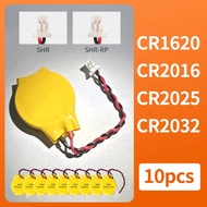 10PACK CMOS Battery EEMB 3V CR2032/CR2016/CR1620/CR2025 Battery with SHR plug Motherboard Laptop Rep