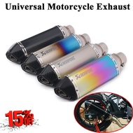 SALE Universal 38~51mm Motorcycle Akrapovic Exhaust Modified Silencer Muffler DB Killer Scooter 370m