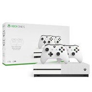 Xbox One S 台灣專用機雙控制器同梱組 1TB 白色款【板橋魔力】