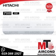 [ MTO ] HITACHI AIRCOND AIR COND R32 2.5HP NON INVERTER Air Conditioner RAS/RAC-EJ24CKM