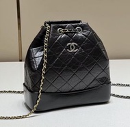 減價💖 Chanel Gabrielle backpack 經典 流浪 雙肩包 背包 背囊 黑色 25b 25k 復古 牛皮