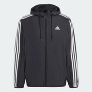 【adidas】 外套 男款 運動外套 風衣外套 亞規 M 3S WV WB 黑 IB0378