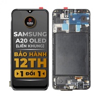 Màn hình điện thoại Samsung A20 OLED - Liền Khung