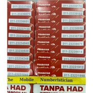 Nombor Vip Maxis Hotlink Prepaid Vvip Special Number 011-2323