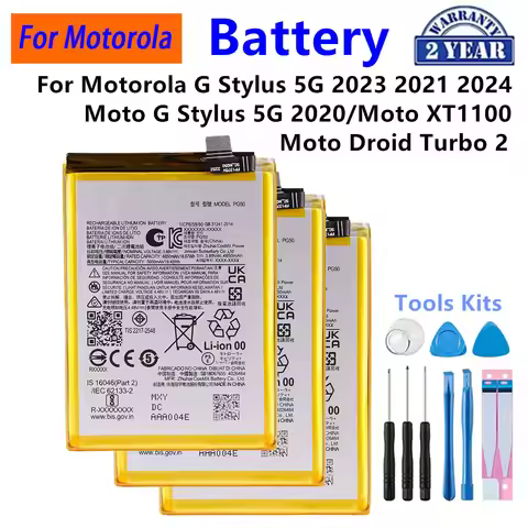 PG50 MD50 QS50 KX50 LB50 EZ30 EQ40 FB55 Battery For Motorola G Stylus 5G 2023 2021 2024 2020/Moto XT