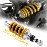 260/280/300/320mm Motorcycle Rear Middle Shock Absorber Adjustable Damping Preload For Honda Suzuki 