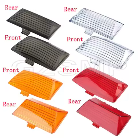 Mud Guard Fender Tips Light Lamp Front+Rear Lens Cover fit For Harley Touring FLHTCU Ultra Classic E