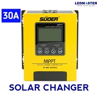 SUOER  โซล่าร์ชาร์จเจอร์   Solar Charge Controller  รุ่น MPPT 30A 12V/24V/48V   ใช้งานกับเครื่องเเปลงไฟ อินเวอร์เตอร์ ทำหน้าที่ชาร์จไฟจากแผงโซล่าร์เซลล์มายังแบตเตอรี่